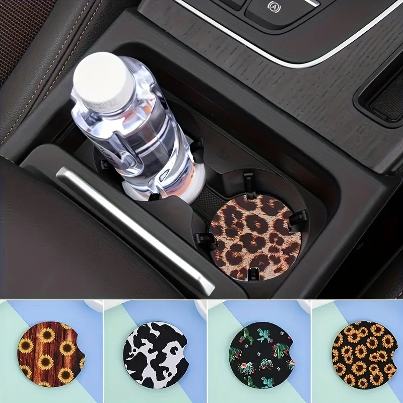 20pcs Sublimated Blank Car Coa - مراجعة Coaster Sublimation Blank وسعره