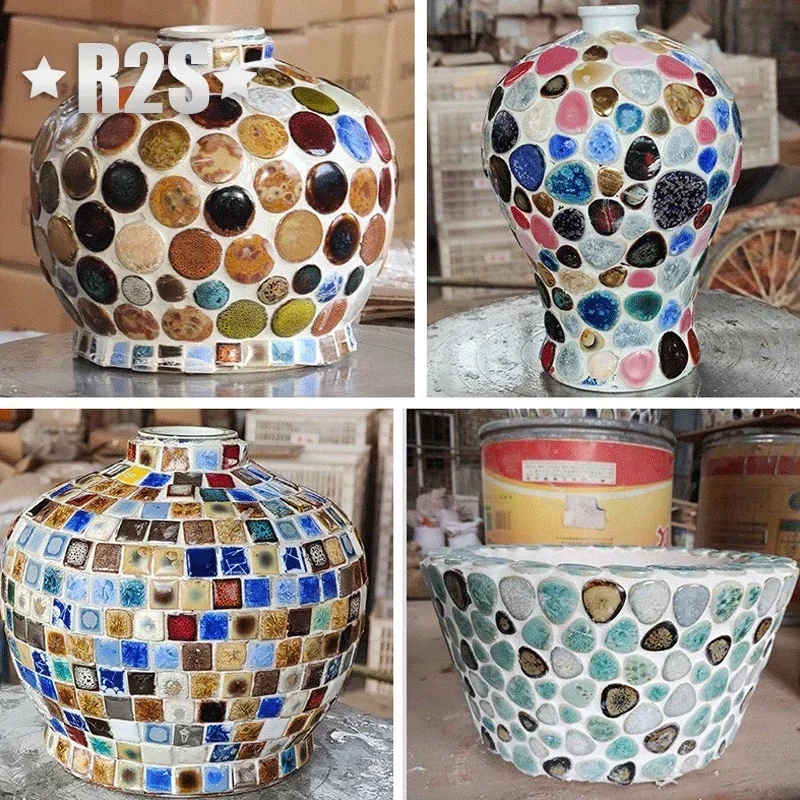 100g 200gDIY Ceramic Mosaic Fr - مراجعة Ceramic Tile Blank وسعره