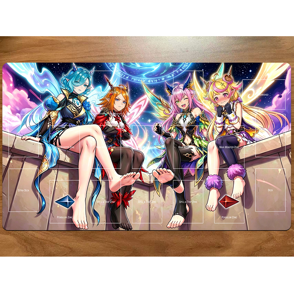 Yu-Gi-Oh Playmat Elfnote Regin - مراجعة Door Mat Blank وسعره