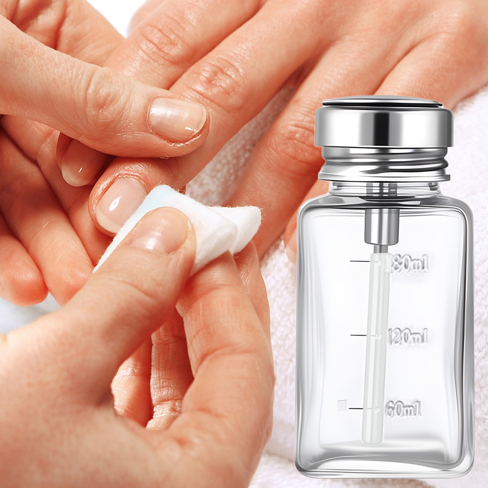 180ml Nail Glass Bottle Press  - مراجعة Water Bottle Blank وسعره