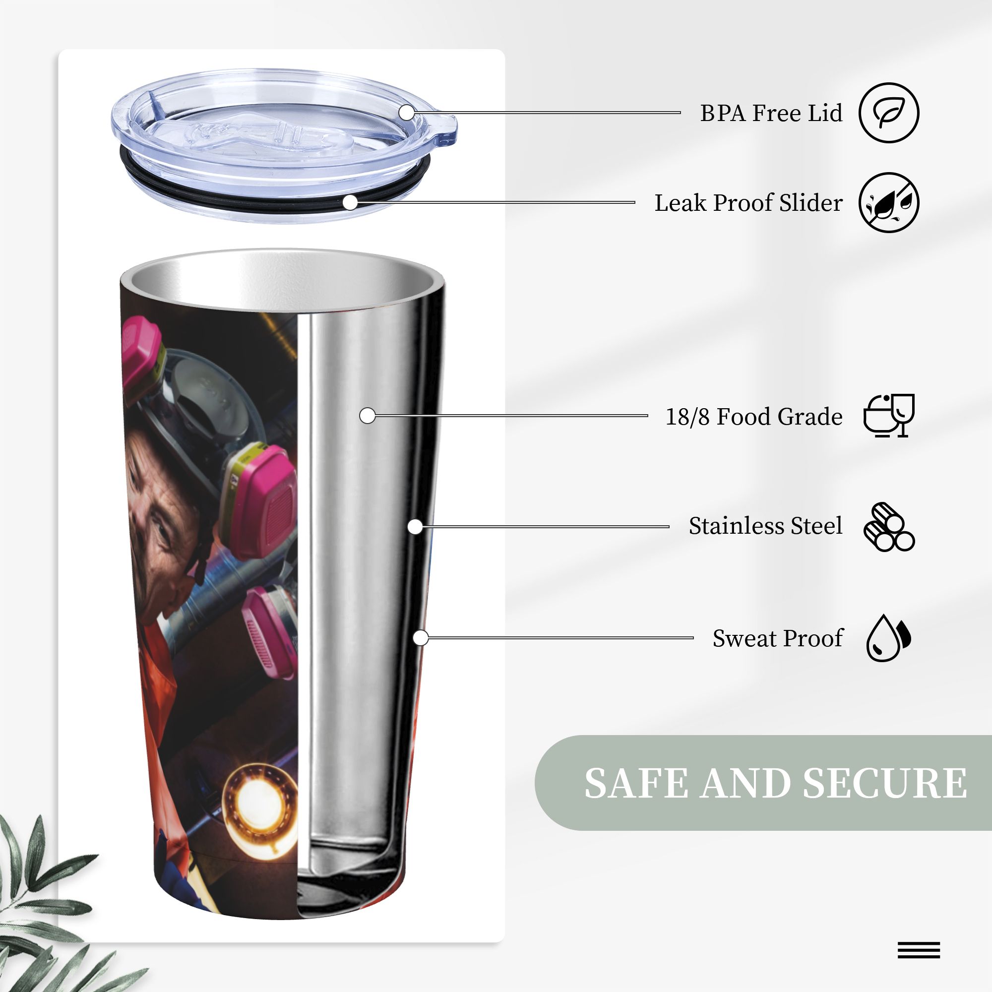 Walter White Pinkman Tumbler V - مراجعة Tumbler 20Oz White وسعره