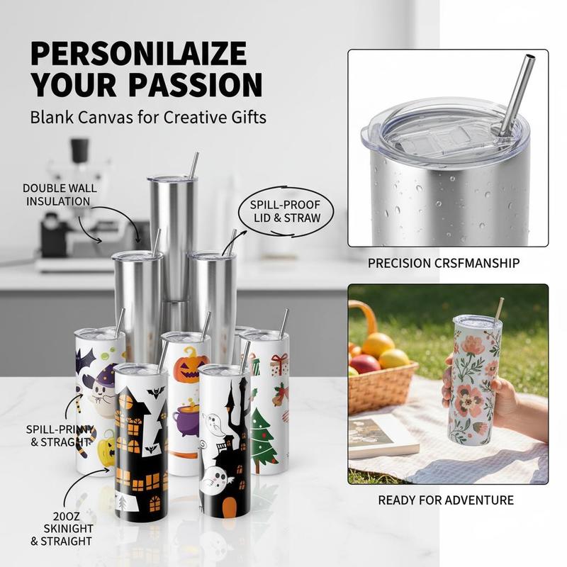 16 Pack Sublimation Insulated  - مراجعة Tumbler 20Oz White وسعره