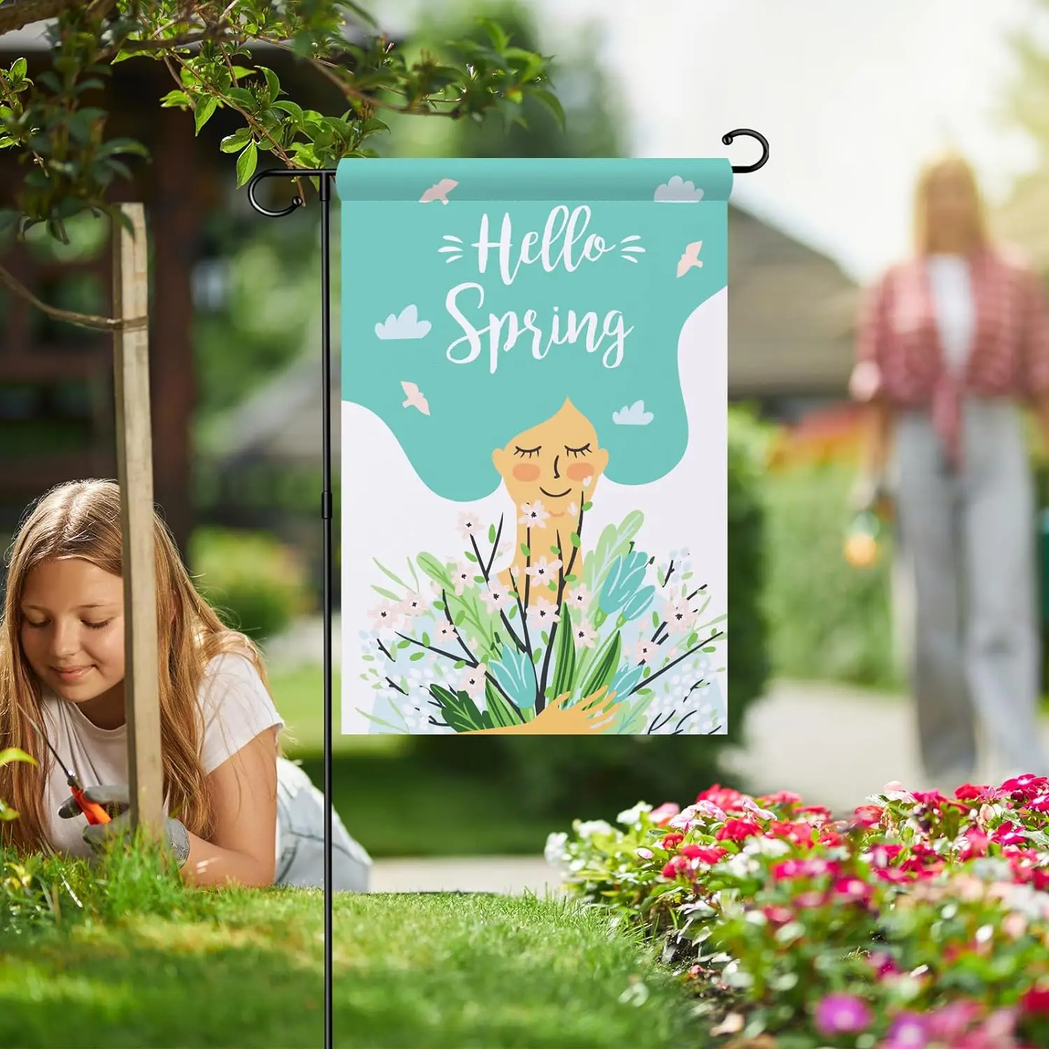 5pcs Double-Sided Blank Garden - مراجعة Yard Sign Blank وسعره