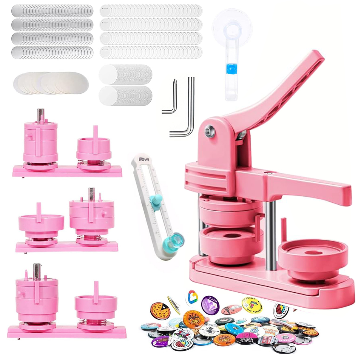 Button Maker Machine 2.25-in + - مراجعة Button Badge Blank وسعره