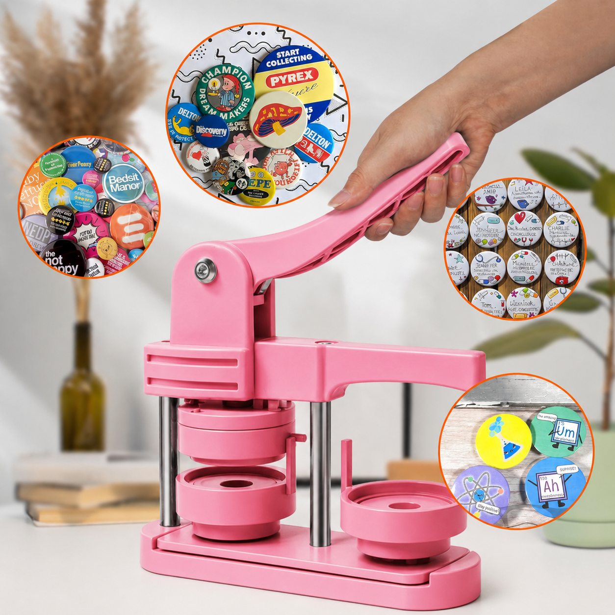 Button Maker Machine 2.25-in + - مراجعة Button Badge Blank وسعره