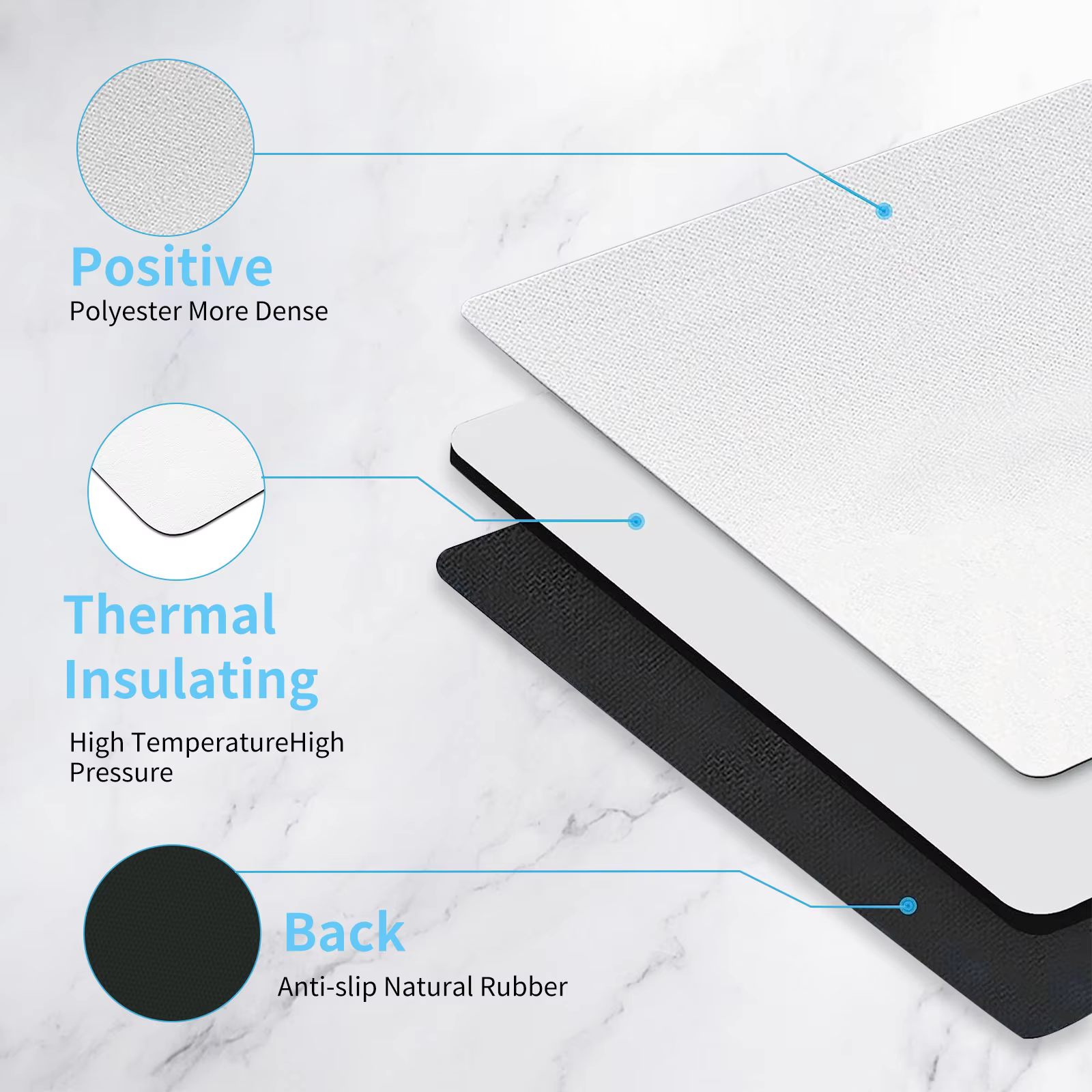 1 Pc Sublimation Mouse Pad Bla - مراجعة Mouse Pad Blank Sublimation وسعره
