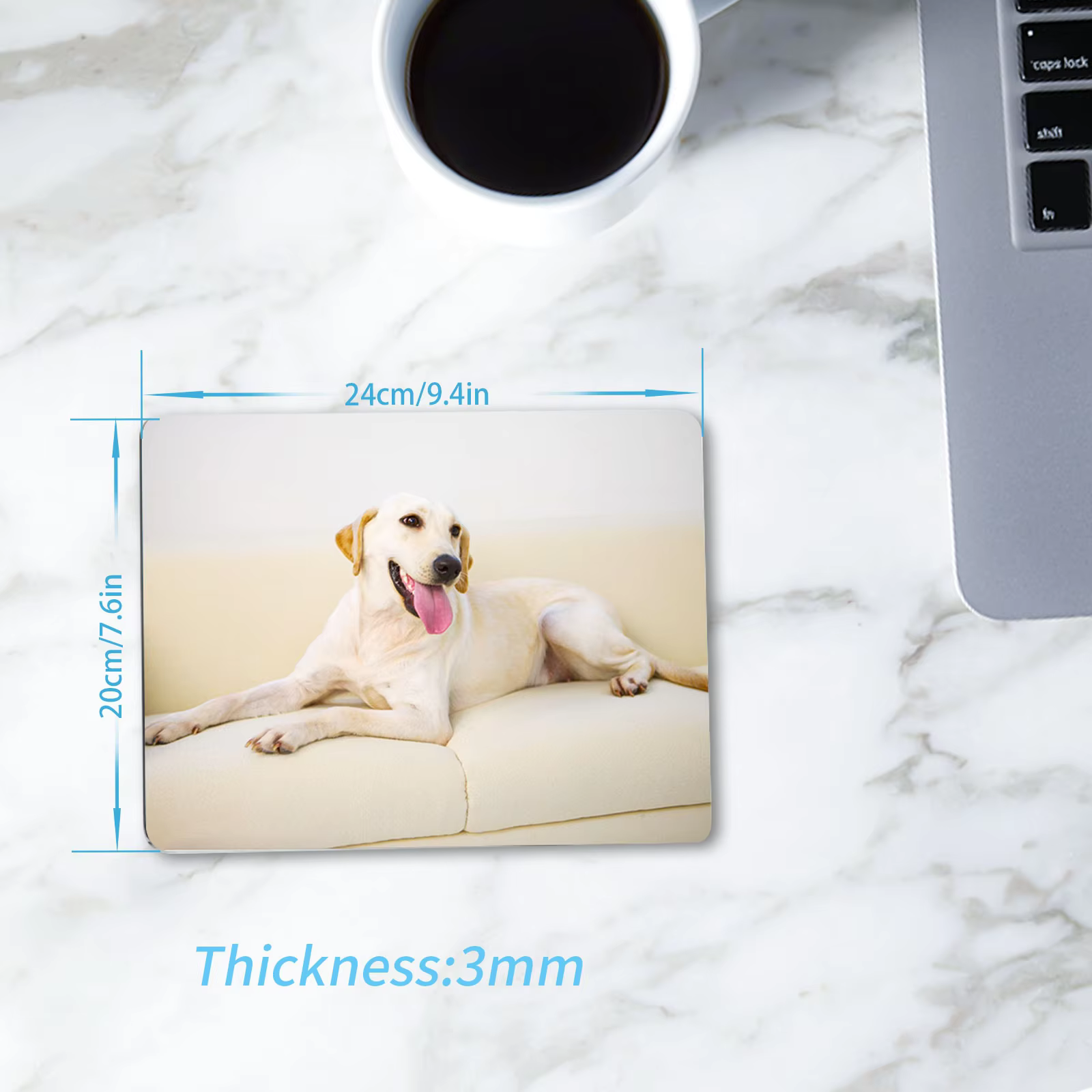 1 Pc Sublimation Mouse Pad Bla - مراجعة Mouse Pad Blank Sublimation وسعره
