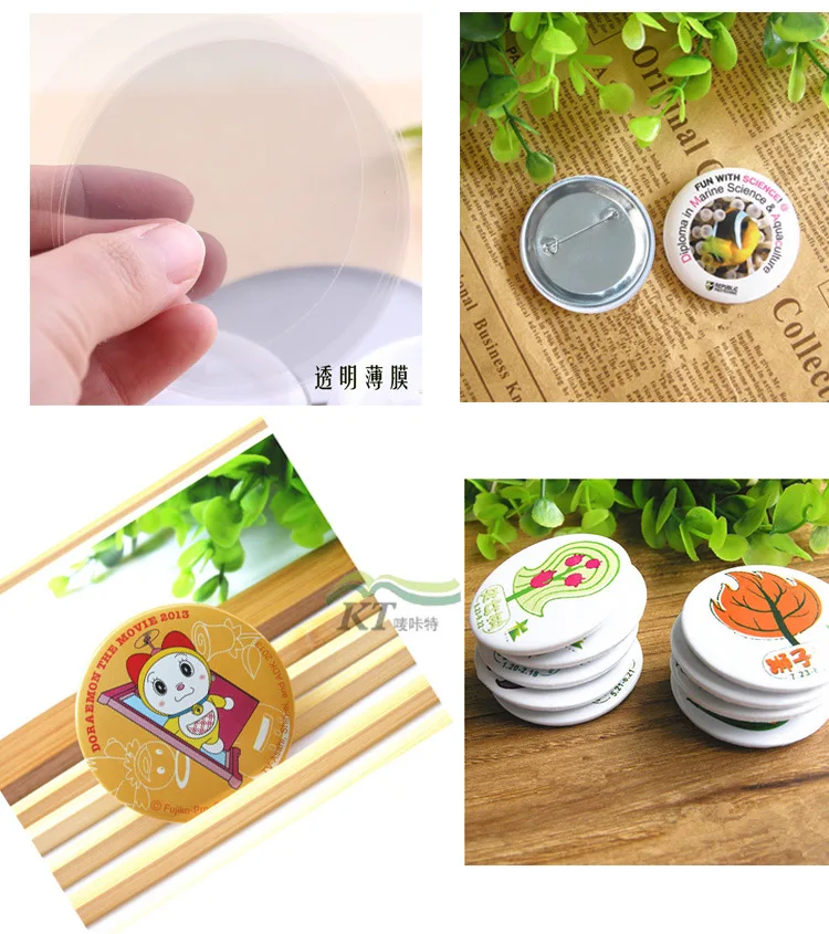 100pcs Blank Badge Pin Button  - مراجعة Button Badge Blank وسعره