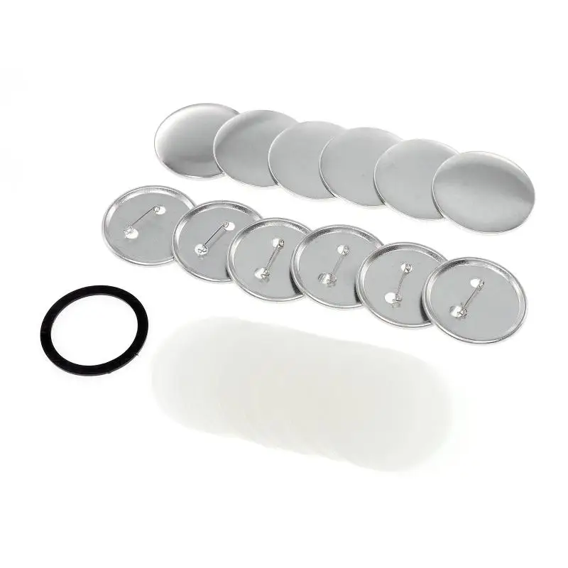 100pcs Blank Badge Pin Button  - مراجعة Button Badge Blank وسعره