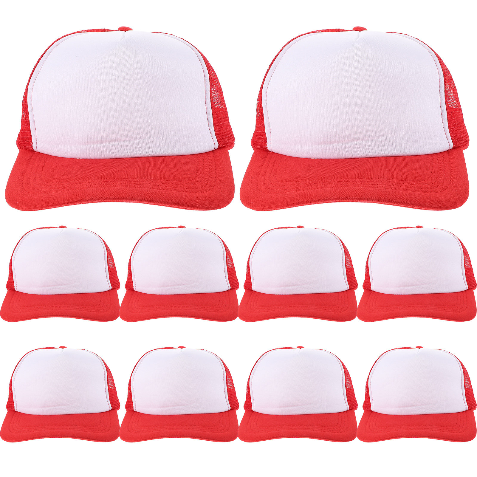 10Pcs DIY Blank Baseball Hats  - مراجعة Hat Sublimation Blank وسعره