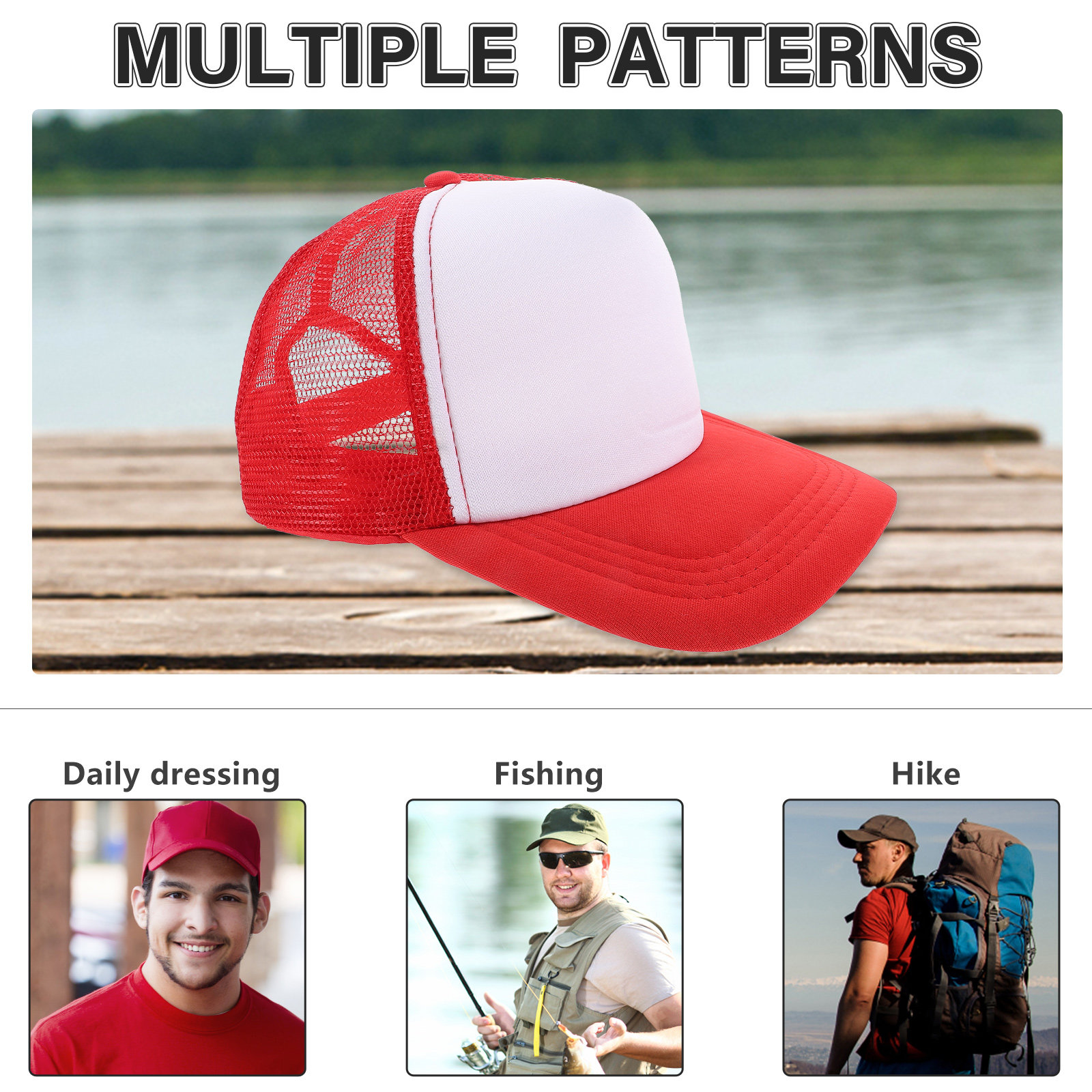 10Pcs DIY Blank Baseball Hats  - مراجعة Hat Sublimation Blank وسعره