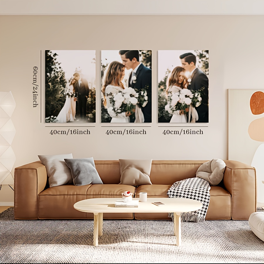 2D Flat, 3pcs 3pcs Personalize - مراجعة Canvas Wrap Ready وسعره