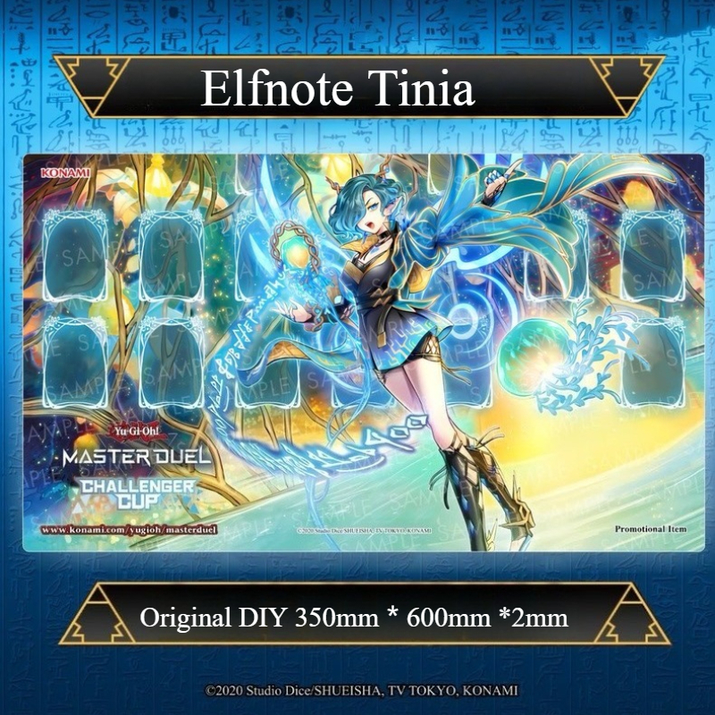 Yugioh Elfnote Tinia Play Mat  - مراجعة Door Mat Blank وسعره