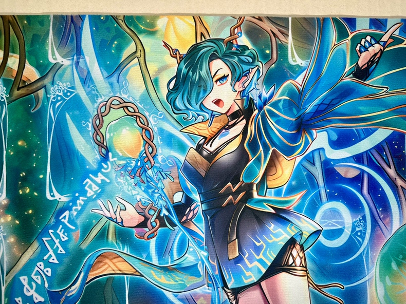 Yugioh Elfnote Tinia Play Mat  - مراجعة Door Mat Blank وسعره