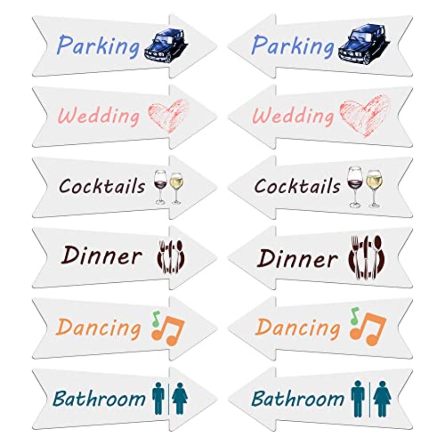 Blank Arrow Signs with Stakes  - مراجعة Yard Sign Blank وسعره