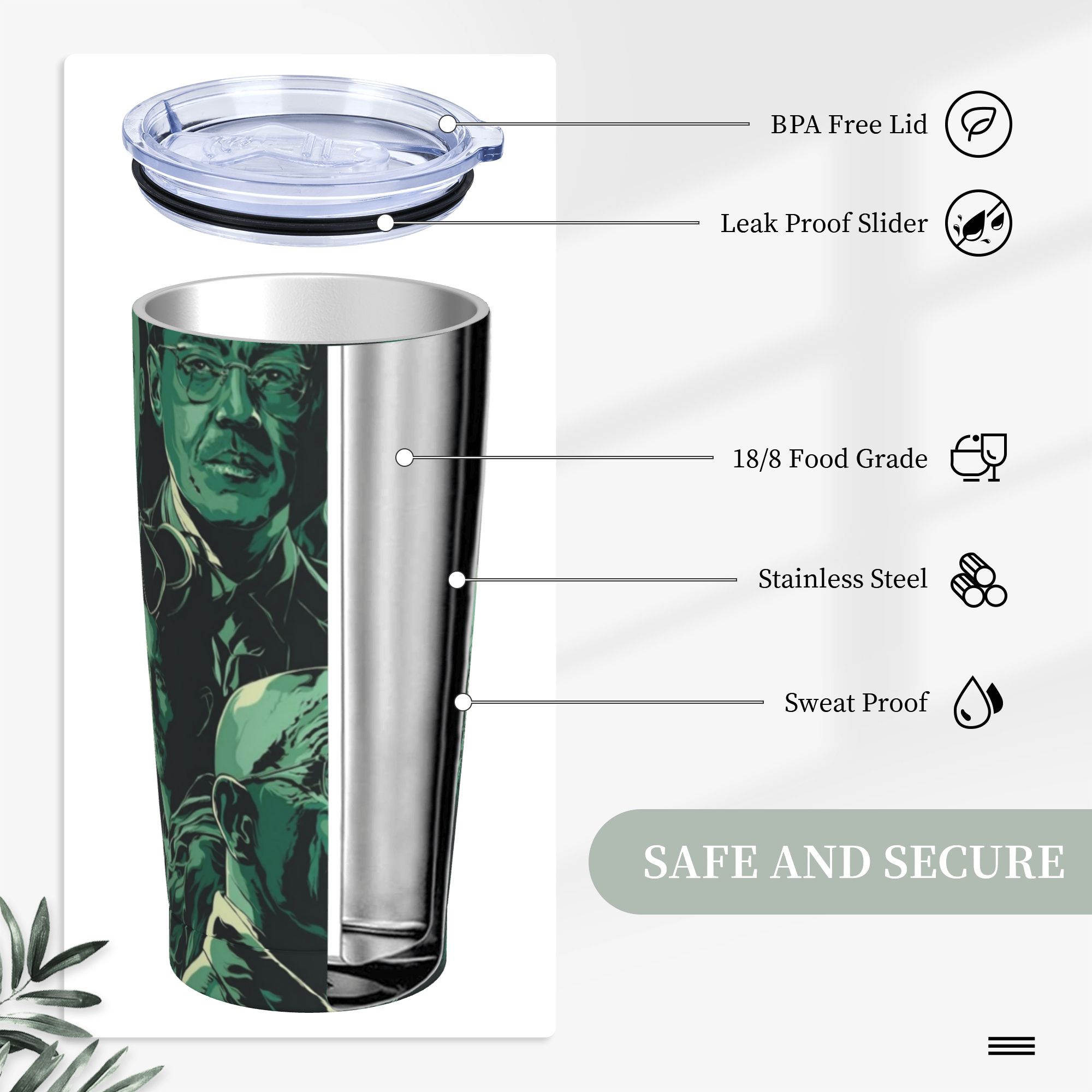Breaking Bad Walter White Insu - مراجعة Tumbler 20Oz White وسعره