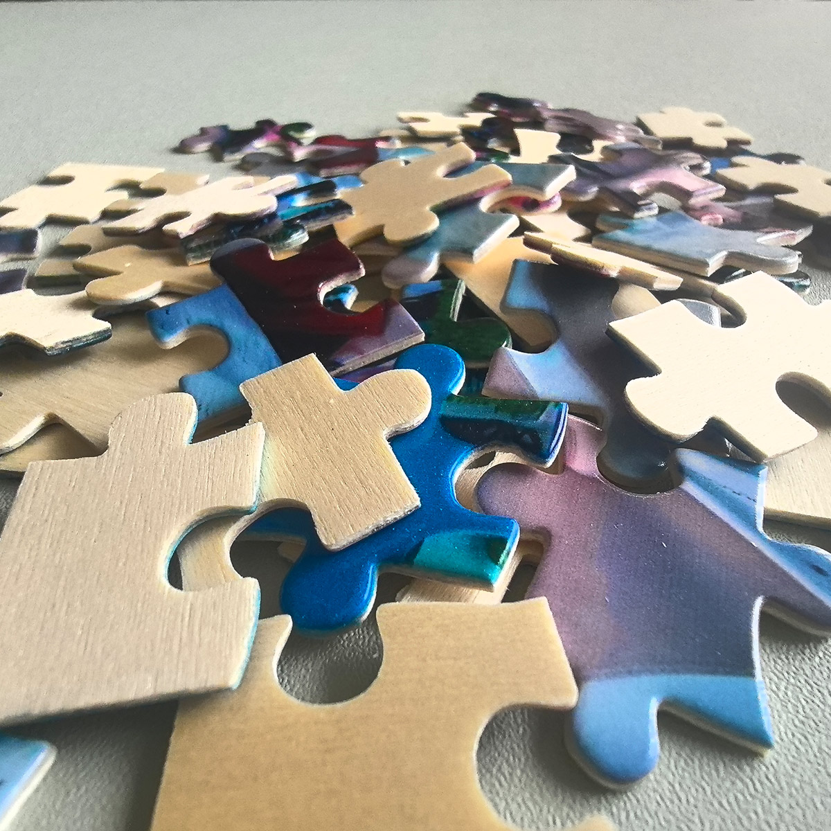 DIY custom puzzle pieces custo - مراجعة Puzzle Blank White وسعره