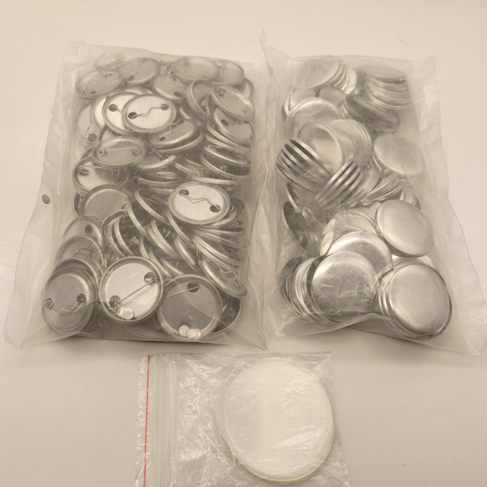 2022 NEW Materials 25-58mm Met - مراجعة Button Badge Blank وسعره