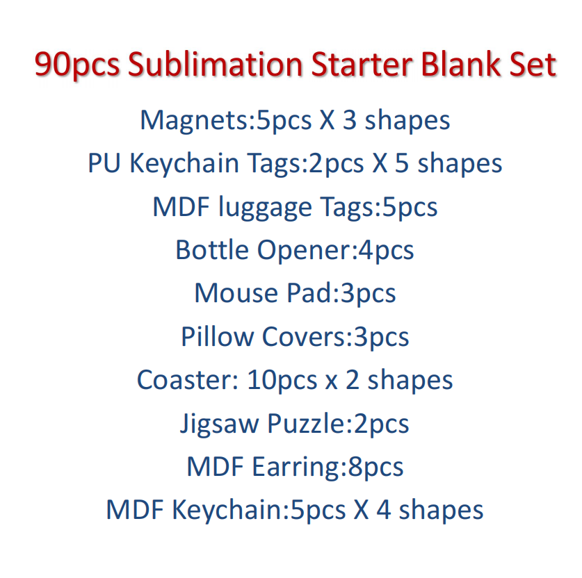 90pcs  Sublimation Blank Start - مراجعة Coaster Sublimation Blank وسعره