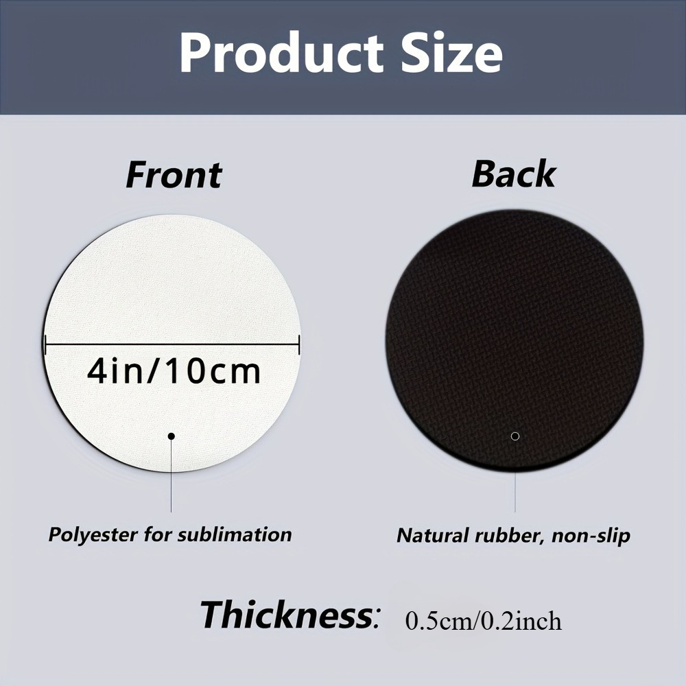 20/60pcs Coasters, Blank Heat- - مراجعة Coaster Sublimation Blank وسعره