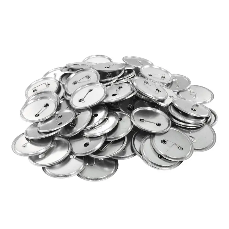 100pcs Blank Badge Pin Button  - مراجعة Button Badge Blank وسعره