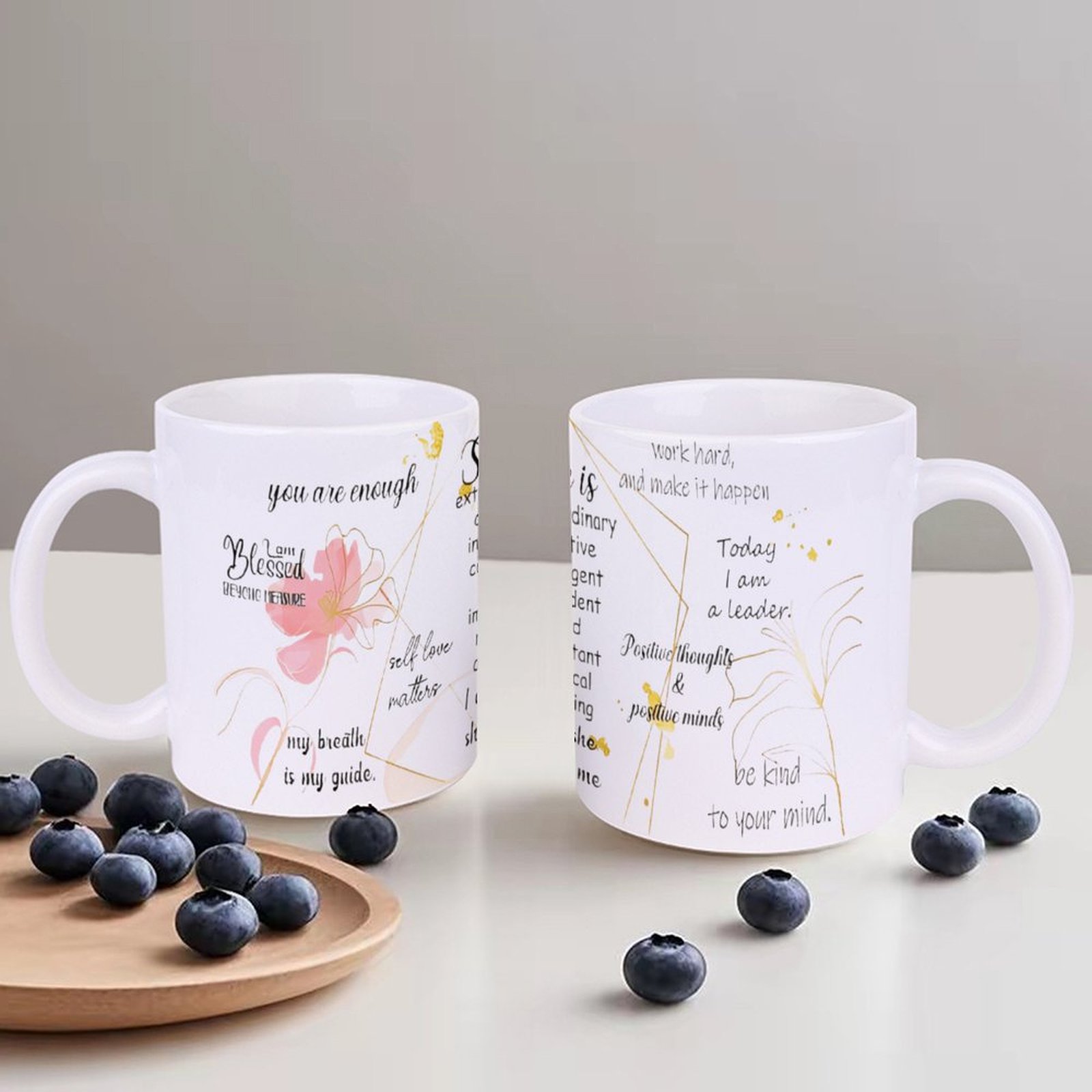 A Poster With A Quote About Sh - مراجعة Sublimation Mug White وسعره