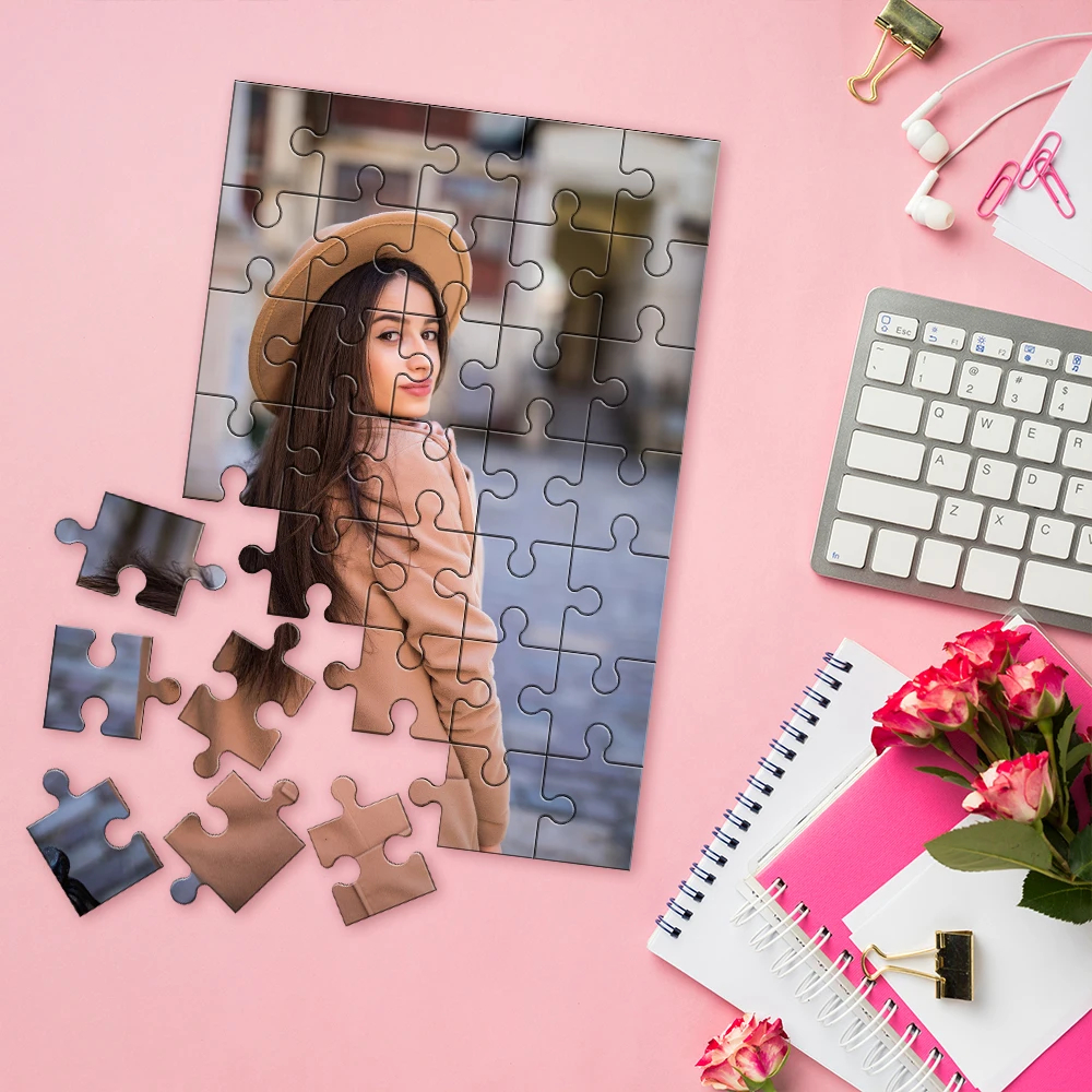 Custom Photo Puzzle Personaliz - مراجعة Puzzle Blank White وسعره