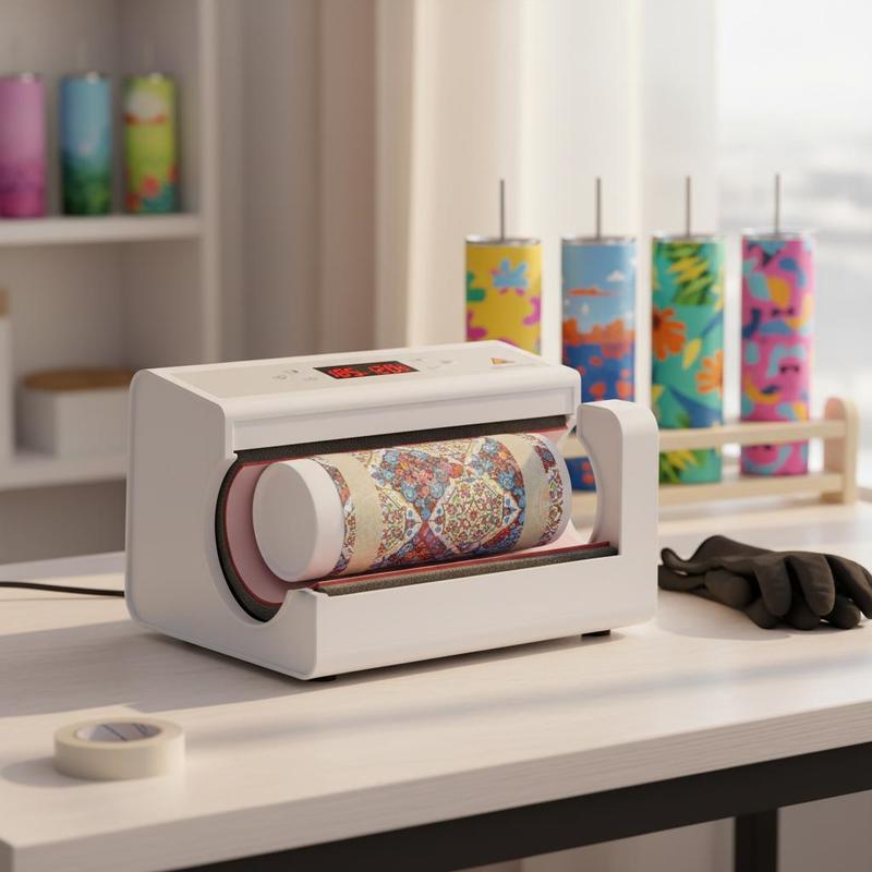 Auto Tumbler Heat Press Machin - مراجعة Sublimation Mug White وسعره