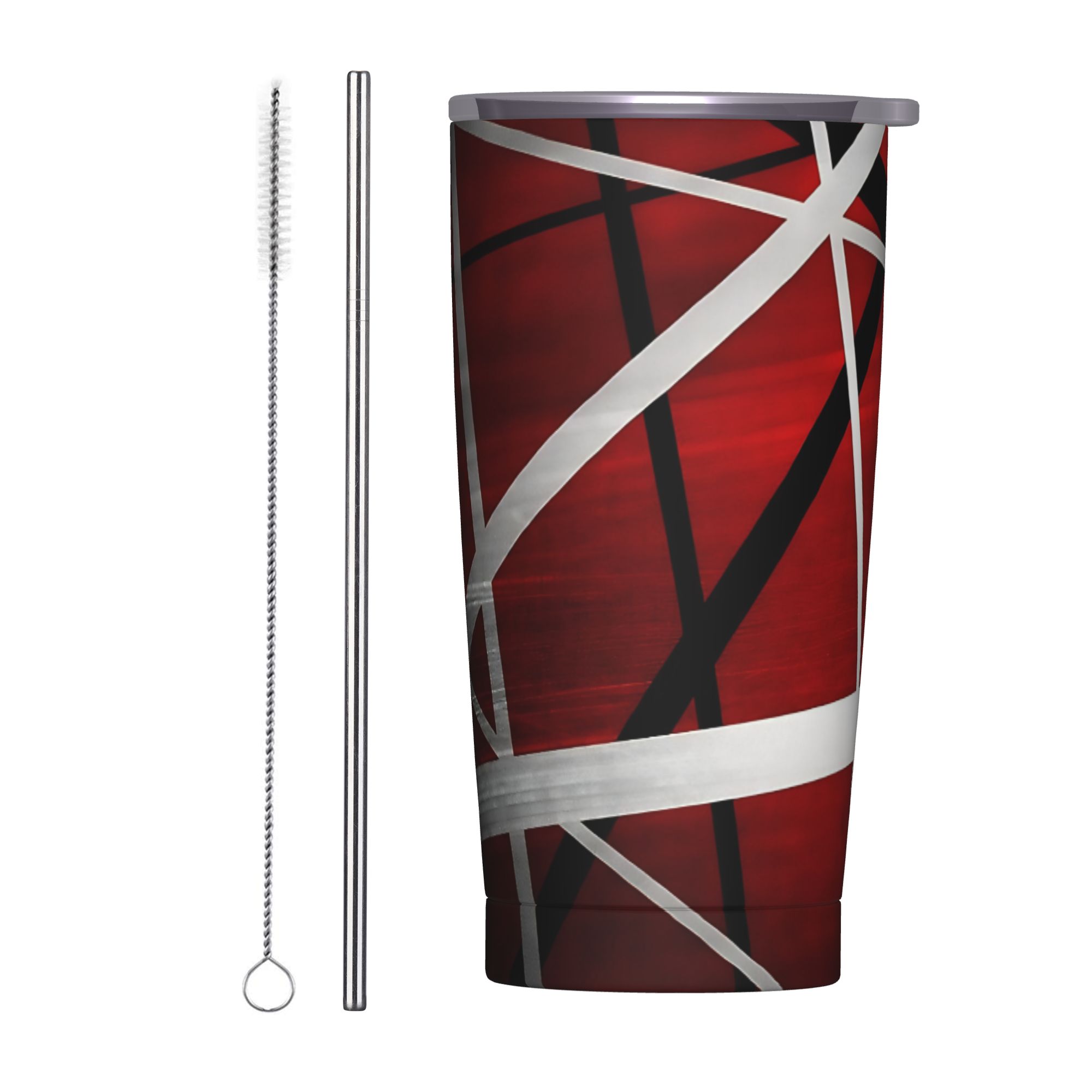 V-Van Halens Red Black White T - مراجعة Tumbler 20Oz White وسعره