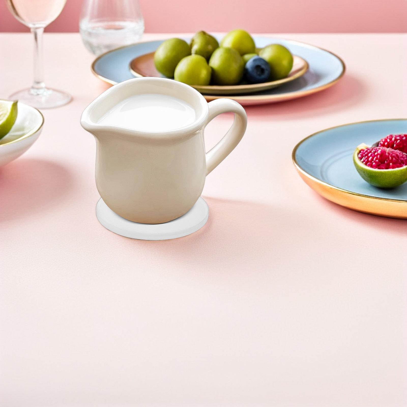 12Pcs White Round Ceramic Coas - مراجعة Coaster Sublimation Blank وسعره