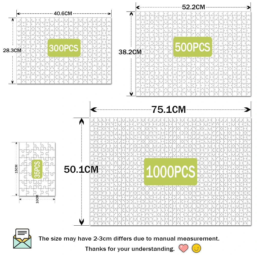 Dropshipping Custom Jigsaw Puz - مراجعة Puzzle Blank White وسعره