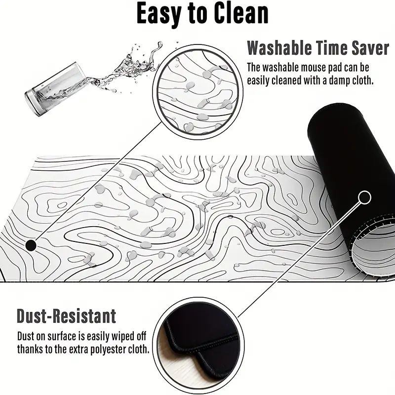 1PC Large Mouse Pads For Desk, - مراجعة Mouse Pad Blank Sublimation وسعره