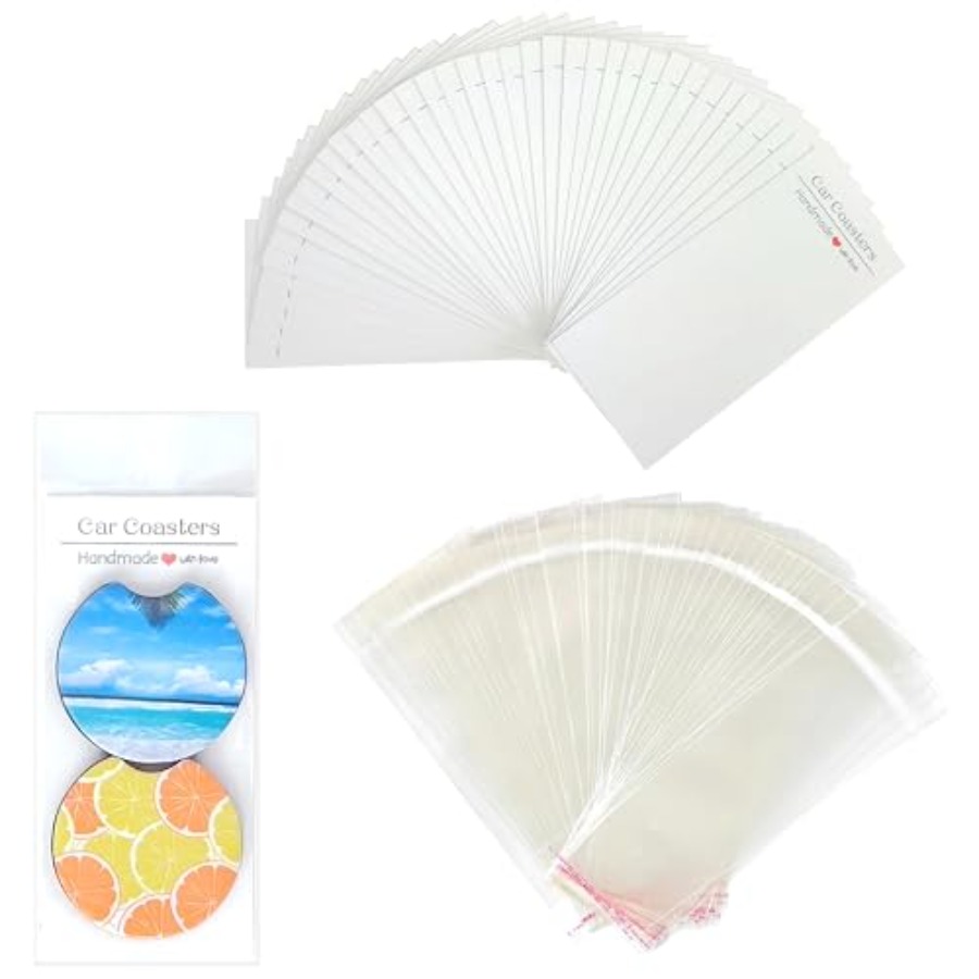 Sets Car Coaster Packaging for - مراجعة Coaster Sublimation Blank وسعره