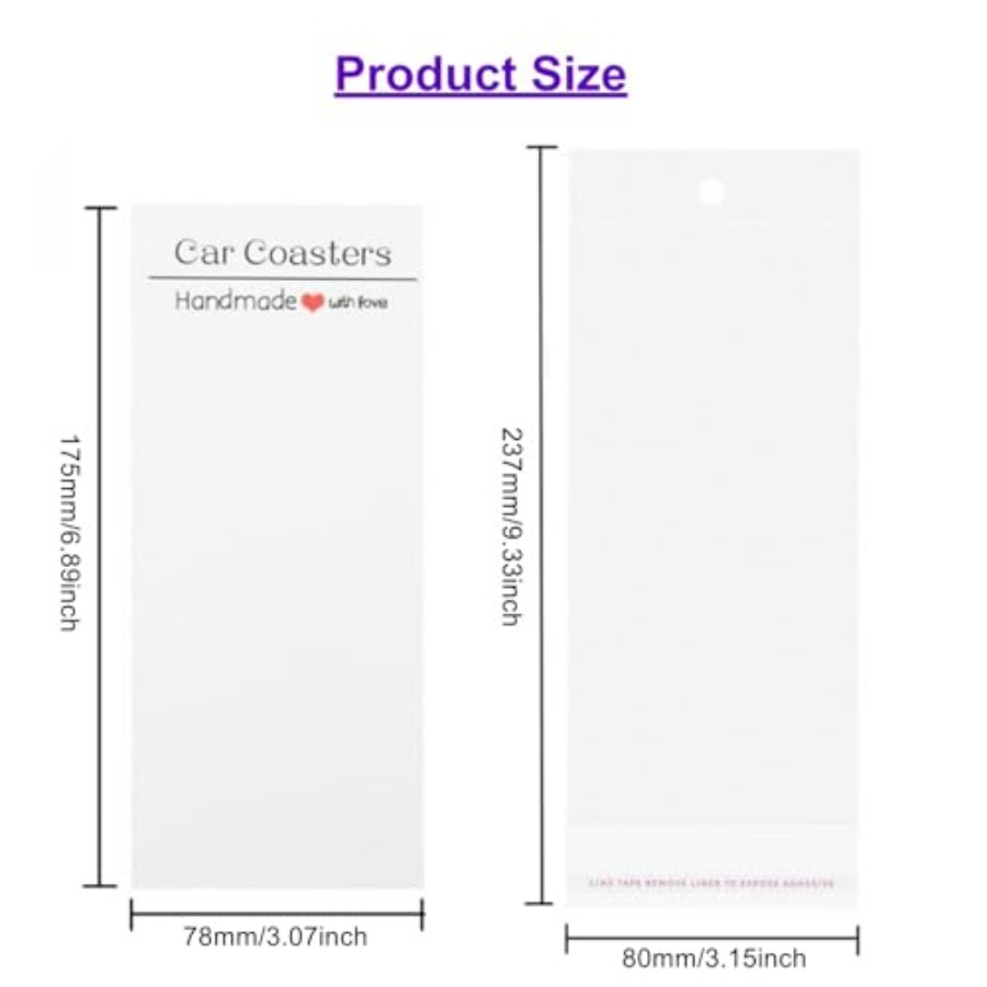 Sets Car Coaster Packaging for - مراجعة Coaster Sublimation Blank وسعره
