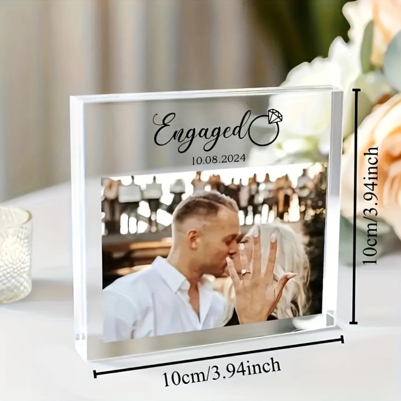 [2D Flat] Personalized Acrylic - مراجعة Photo Acrylic Block وسعره