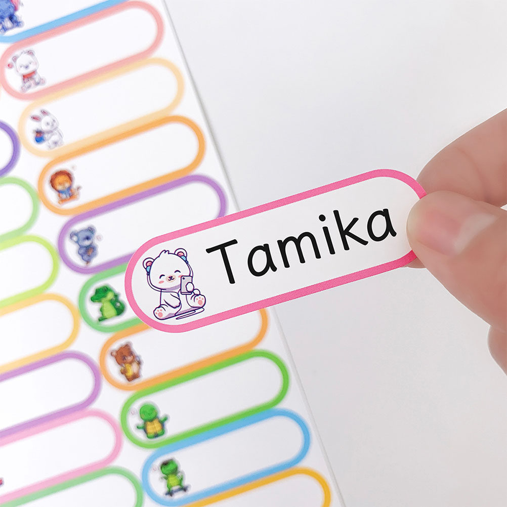 10 Sheets Writable Name Tag St - مراجعة Water Bottle Blank وسعره