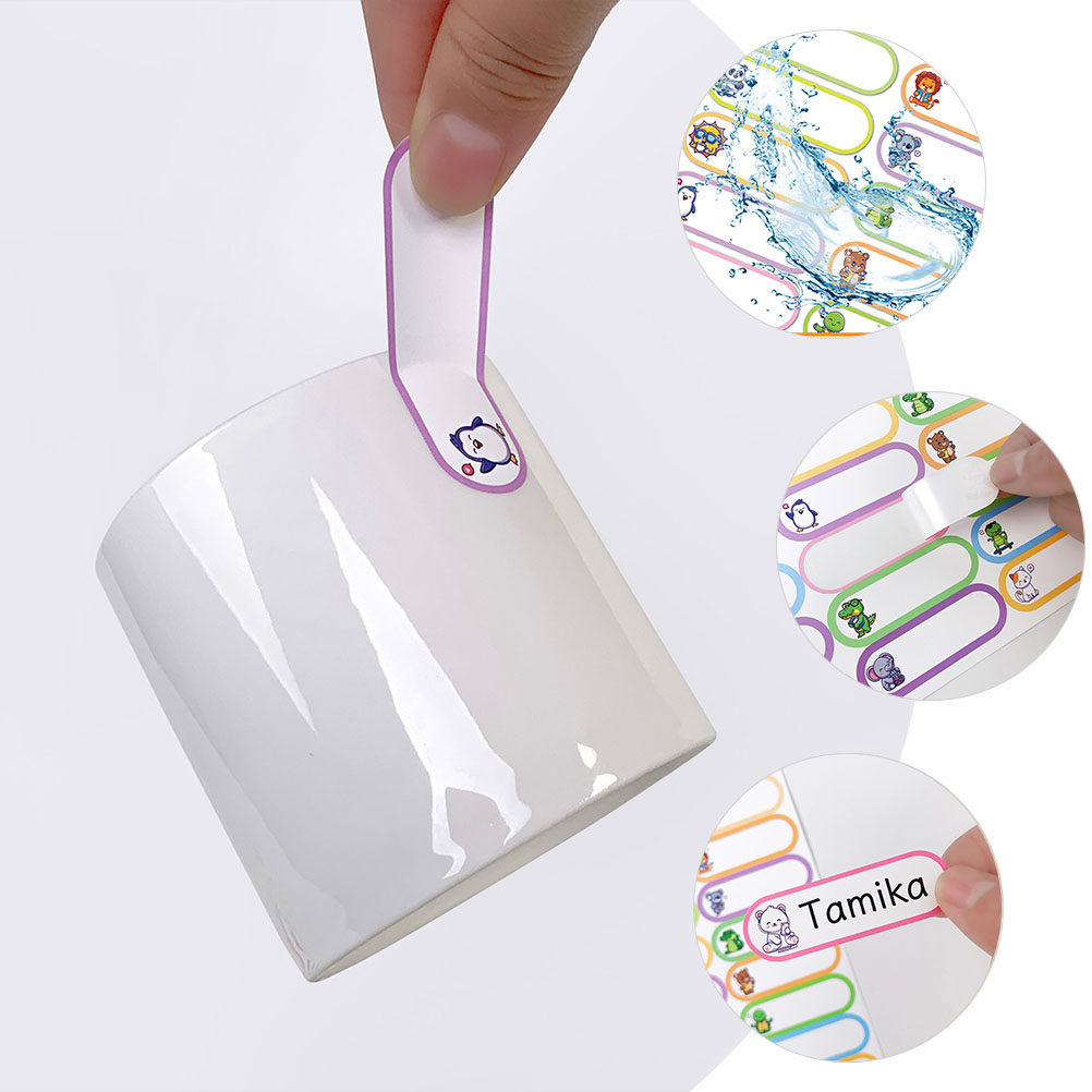 10 Sheets Writable Name Tag St - مراجعة Water Bottle Blank وسعره