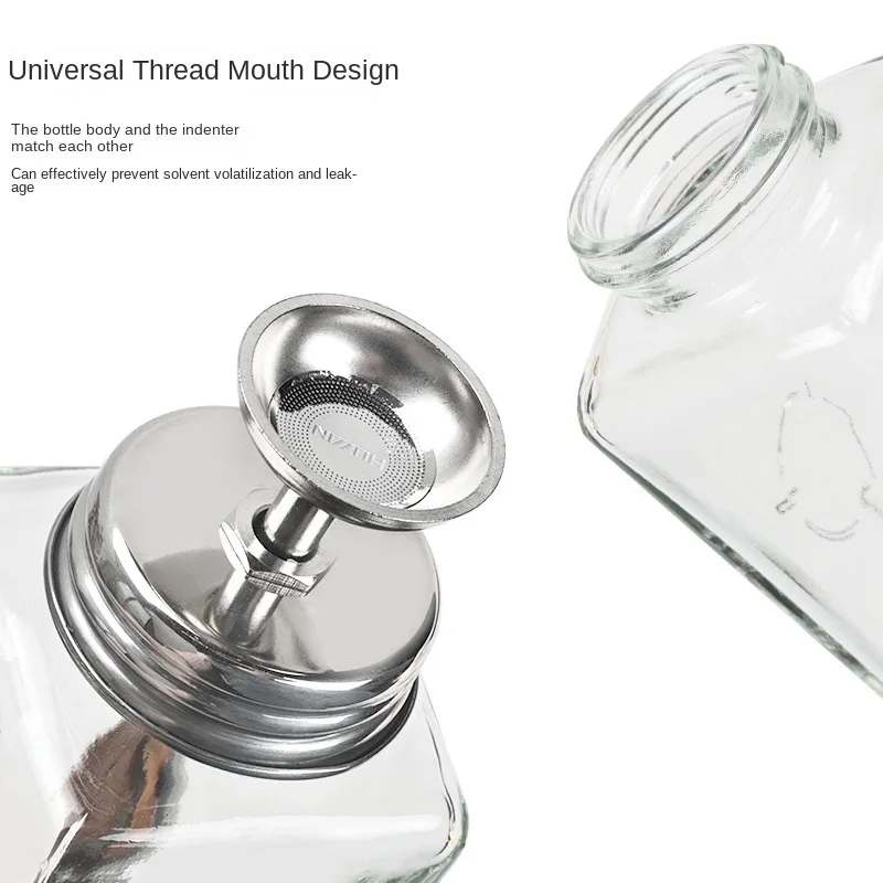 Nail glass bottle press funnel - مراجعة Water Bottle Blank وسعره