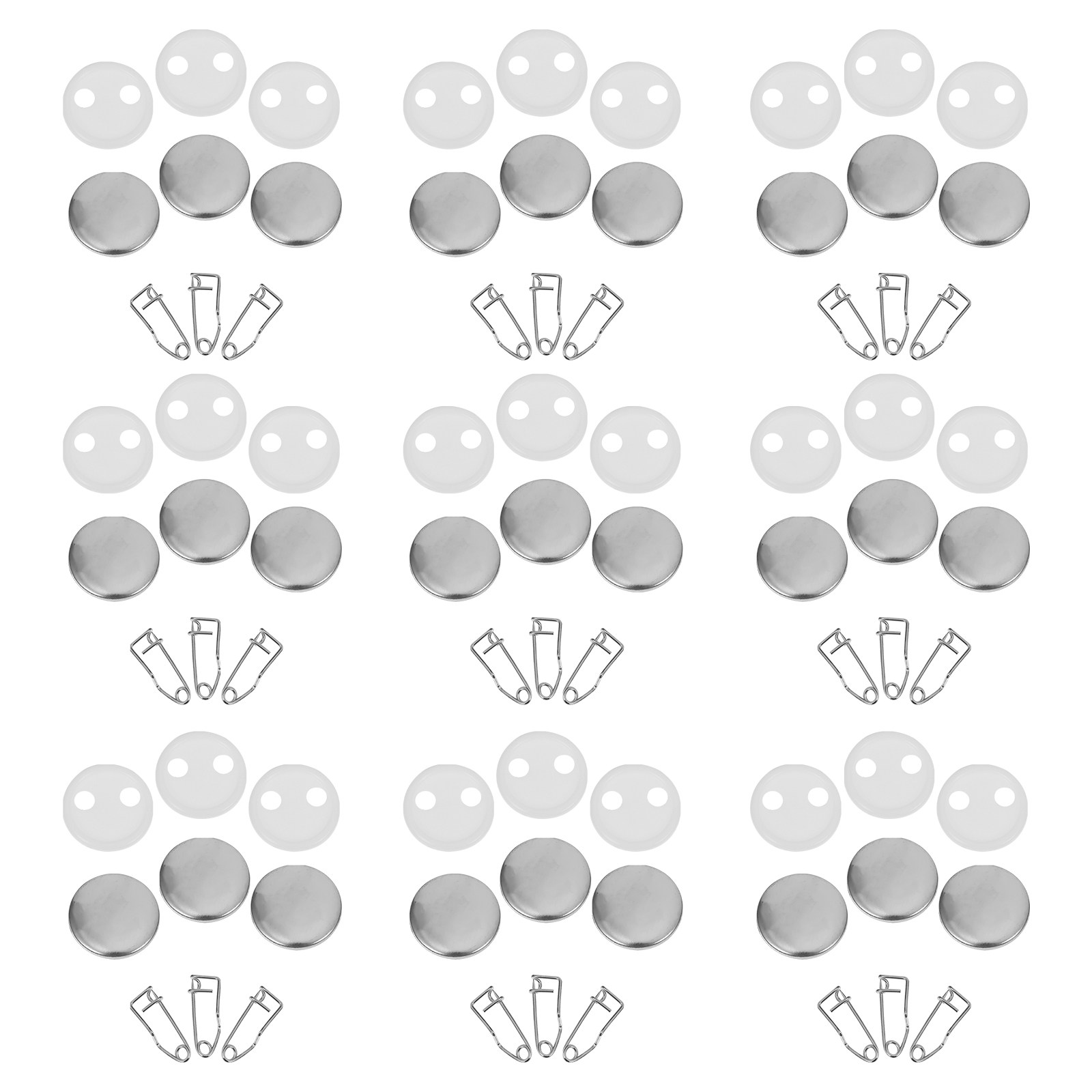 100Sets Blank Button Badge Par - مراجعة Button Badge Blank وسعره