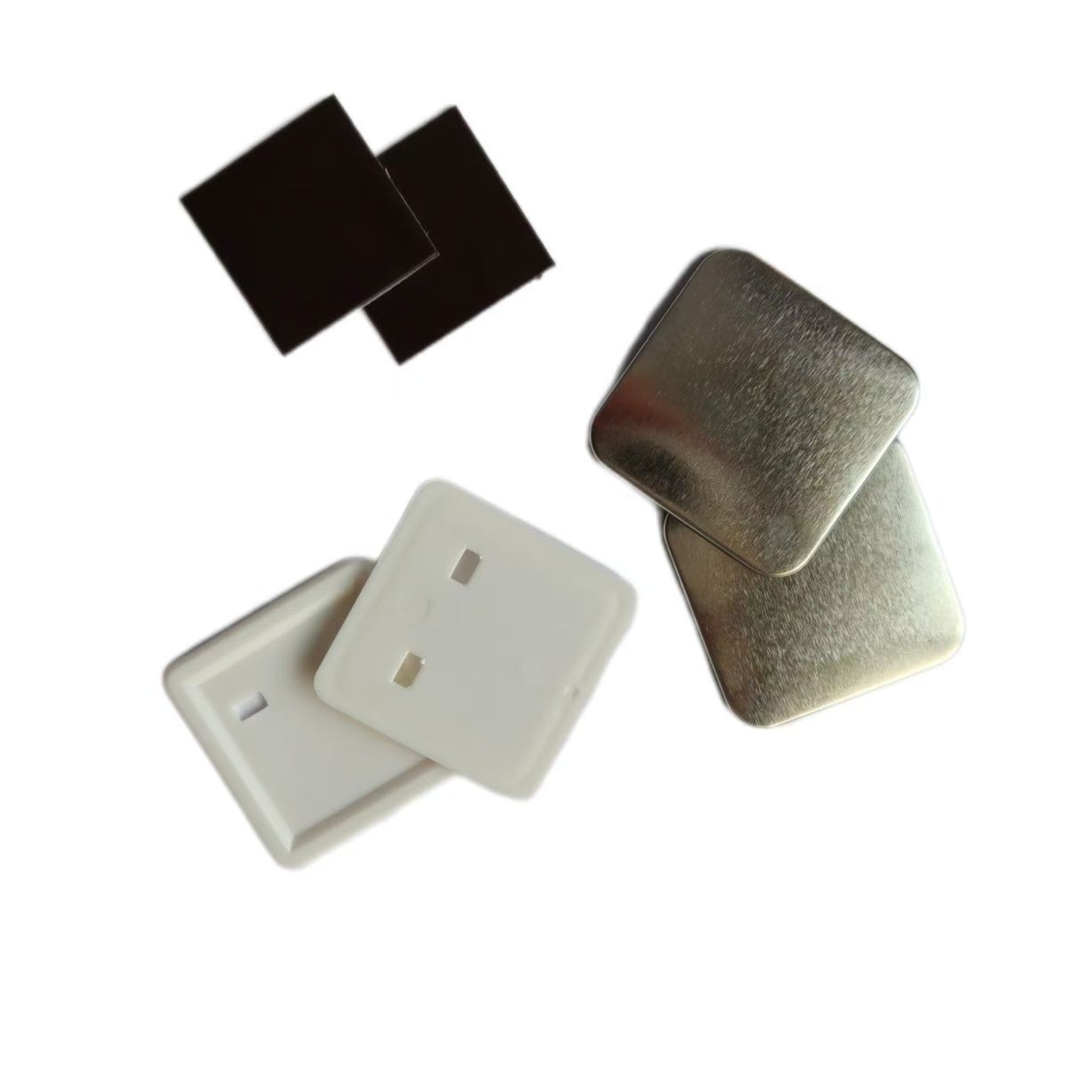 100pcs 50*50mm 2inch Square ma - مراجعة Button Badge Blank وسعره