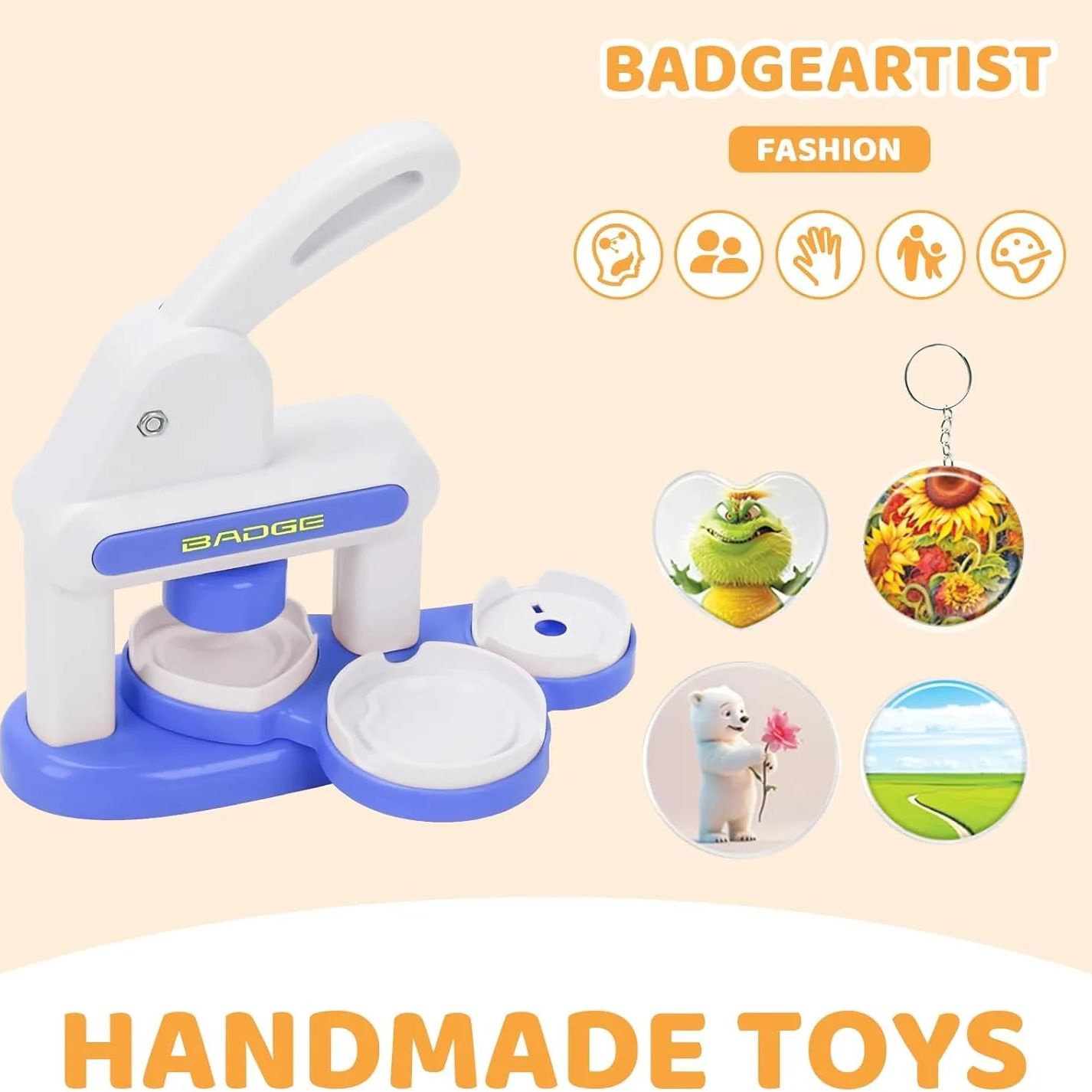 DIY Badge Making Machine, Butt - مراجعة Button Badge Blank وسعره