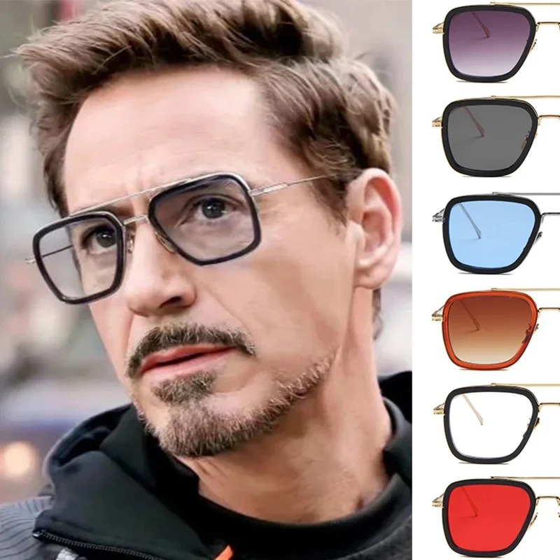 Steam Punk Tony Stark Sunglass - مراجعة Metal Photo Panel وسعره