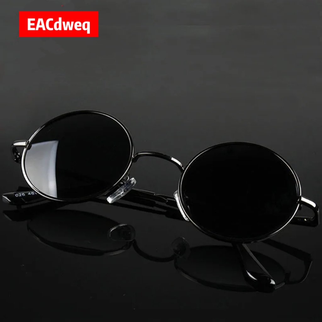 Retro Vintage Round Sunglasses - مراجعة Metal Photo Panel وسعره