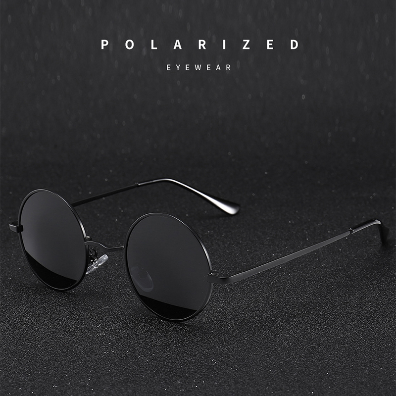 Retro Vintage Round Sunglasses - مراجعة Metal Photo Panel وسعره